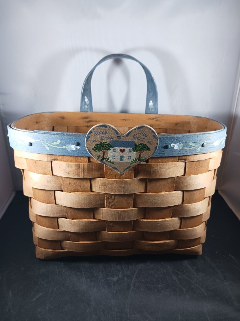 Vintage Cottagecore Grandma Chic Wall Hanging Basket